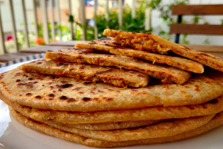 Mutton keema parotta