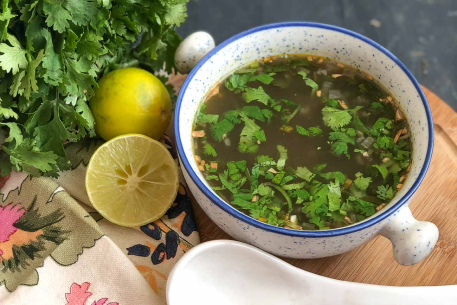 Lemon coriander soup