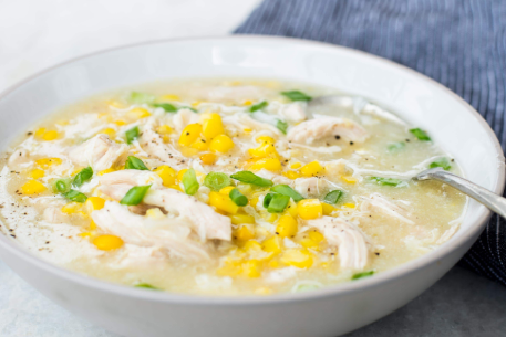 Sweet corn soup